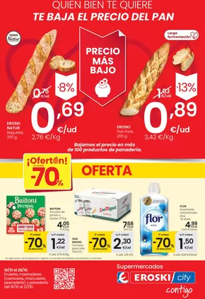Catálogo Eroski | Ofertón! 2a unidad -70% | 2025-10-16T00:00:00.000Z - 2025-10-28T00:00:00.000Z