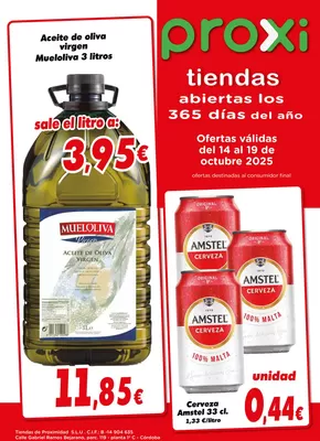 Catálogo Proxi | Ofertas válidas del 14 al 19 de octubre 2025 | 2025-10-14T00:00:00.000Z - 2025-10-19T00:00:00.000Z