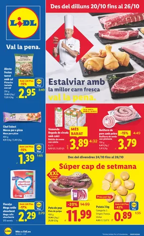 Catálogo Lidl en Lliça d'Amunt | № 1 PRECIO - Ofertas válidas del 20/10 al 26/10 | 2025-10-20T00:00:00.000Z - 2025-10-26T00:00:00.000Z