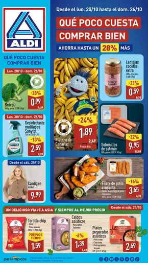 Catálogo ALDI en Calatayud | Qué poco cuesta comprar bien  | 2025-10-20T00:00:00.000Z - 2025-10-26T00:00:00.000Z