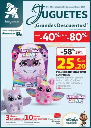 Catálogo Alcampo | ¡Grandes Descuentos! | 2025-10-23T00:00:00.000Z - 2025-11-06T00:00:00.000Z