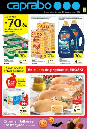 Catálogo Caprabo en Toledo | 2a unitat -70% | 2025-10-16T00:00:00.000Z - 2025-10-29T00:00:00.000Z