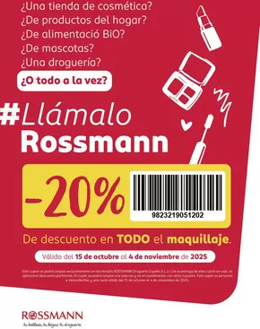 -20% De Descuento En Todo El Maquillaje