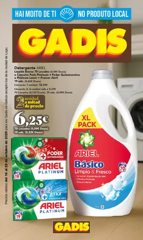Catálogo Gadis en Vilalba | Precios Válidos Del 16 Al 22 De Octubre De 2025 | 2025-10-16T00:00:00.000Z - 2025-10-22T00:00:00.000Z
