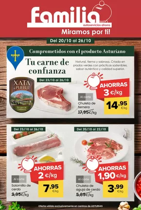 Catálogo Autoservicios Familia en Ansoáin | Comprometidos con el producto Asturiano | 2025-10-20T00:00:00.000Z - 2025-10-26T00:00:00.000Z