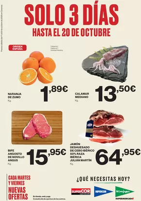 Catálogo Supercor | Solo 3 Días | 2025-10-17T00:00:00.000Z - 2025-10-20T00:00:00.000Z