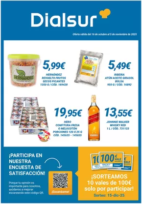 Catálogo Dialsur Cash & Carry | Oferta válida del 16 de octubre al 5 de noviembre de 2025 | 2025-10-17T00:00:00.000Z - 2025-11-05T00:00:00.000Z