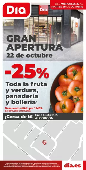 Catálogo Dia en Navalcarnero | Gran apertura Dia del 22/10 al 28/10 | 2025-10-22T00:00:00.000Z - 2025-10-28T00:00:00.000Z
