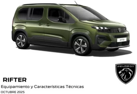 Catálogo Peugeot en Paracuellos de Jarama | Peugeot RIFTER | 2025-10-20T00:00:00.000Z - 2025-12-31T00:00:00.000Z