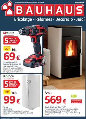 Catálogo BAUHAUS en Puerto de Sagunto | Bricolatge, reformes, decoración i jardí | 2025-10-23T00:00:00.000Z - 2025-11-16T00:00:00.000Z