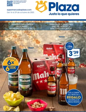 Catálogo Supermercados Plaza | Del 16 al 29 de octubre de 2025 | 2025-10-20T00:00:00.000Z - 2025-10-29T00:00:00.000Z