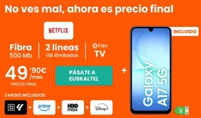 Catálogo Euskaltel en Requena | No ves mal, ahora es precio final | 2025-10-21T00:00:00.000Z - 2025-11-03T00:00:00.000Z