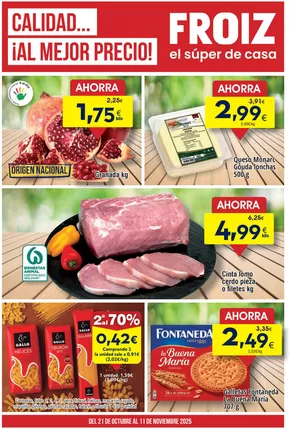 Catálogo Froiz en Pontevedra | Calidad... ¡Al Mejor Precio! | 2025-10-22T00:00:00.000Z - 2025-11-11T00:00:00.000Z