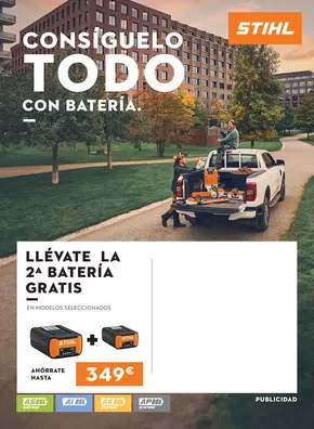 Catálogo STIHL en Ezcaray | Consíguelo todo con batería  | 2025-10-24T00:00:00.000Z - 2025-12-21T00:00:00.000Z