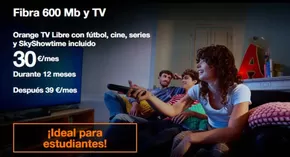 Catálogo Orange en Cádiz | Fibra 600 Mb y TV | 2025-10-22T00:00:00.000Z - 2025-10-31T00:00:00.000Z