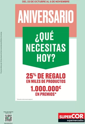 Catálogo Supercor en Valladolid |  ¿Qué necesitas hoy? | 2025-10-23T00:00:00.000Z - 2025-11-05T00:00:00.000Z