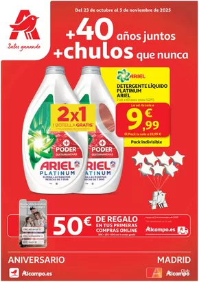 Catálogo Alcampo en Madrid | Del 23 de octubre al 5 de noviembre de 2025 | 2025-10-23T00:00:00.000Z - 2025-11-05T00:00:00.000Z
