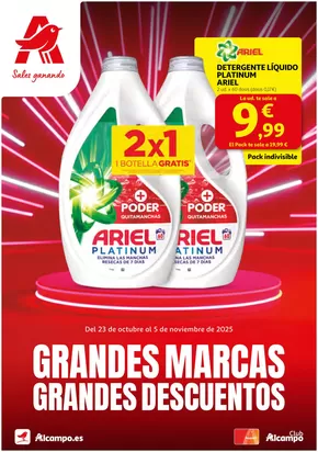 Catálogo Alcampo en Inca | Grandes Marcas Grandes Descuentos | 2025-10-23T00:00:00.000Z - 2025-11-05T00:00:00.000Z