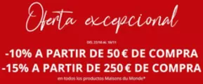 Catálogo Maisons du Monde en Granada | Oferta excepcional | 2025-10-23T00:00:00.000Z - 2025-11-18T00:00:00.000Z