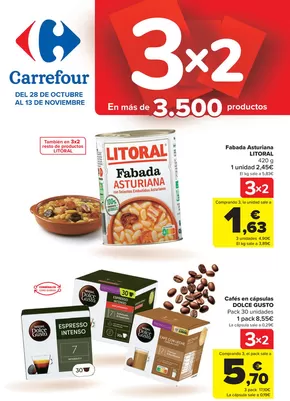 Catálogo Carrefour en Albolote | 50% QUE VUELVE + 3x2  | 2025-10-28T00:00:00.000Z - 2025-11-13T00:00:00.000Z
