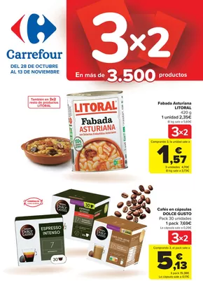 Catálogo Carrefour en Santa Lucía de Tirajana | 50% QUE VUELVE + 3x2  | 2025-10-28T00:00:00.000Z - 2025-11-13T00:00:00.000Z