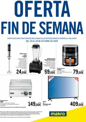 Catálogo Makro en Algeciras | Oferta Fin De Semana  | 2025-10-24T00:00:00.000Z - 2025-10-26T00:00:00.000Z