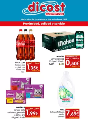 Catálogo Dicost en Algeciras | Oferta válida del 20 de octubre al 9 de noviembre de 2025 | 2025-10-24T00:00:00.000Z - 2025-11-09T00:00:00.000Z