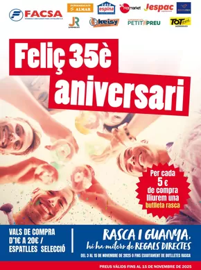 Catálogo Keisy en Algeciras | Feliç 35è Aniversari | 2025-10-24T00:00:00.000Z - 2025-11-15T00:00:00.000Z