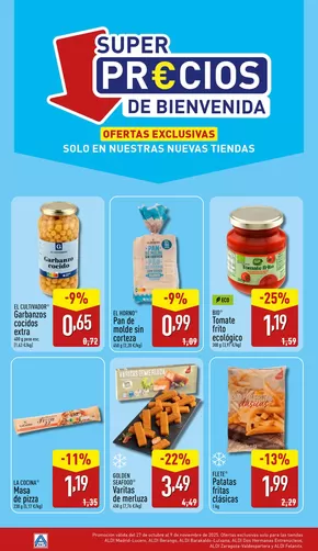 Catálogo ALDI en Granada | ¡Precios irresistibles! | 2025-10-27T00:00:00.000Z - 2025-11-09T00:00:00.000Z