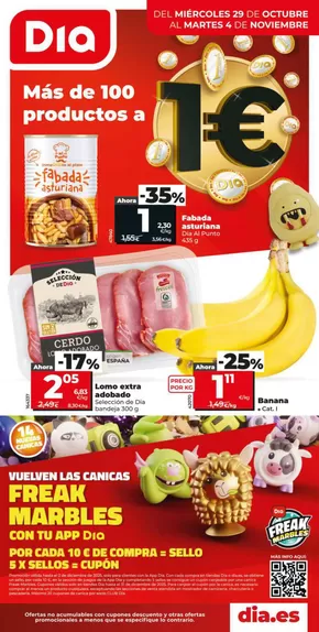 Catálogo Dia en Elche | Más de 100 productos del 29/10 al 04/11 | 2025-10-29T00:00:00.000Z - 2025-11-04T00:00:00.000Z
