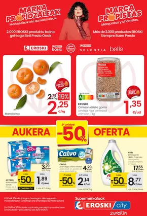 Catálogo Eroski en Pasaia | 2a unidad -50% EROSKI CITY | 2025-10-30T00:00:00.000Z - 2025-11-11T00:00:00.000Z