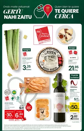Catálogo Eroski en Noáin | Quien bien te quiere te quiere cerca | 2025-10-30T00:00:00.000Z - 2025-11-11T00:00:00.000Z