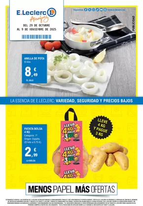 Catálogo E.Leclerc | Menos papel Más ofertas | 2025-10-30T00:00:00.000Z - 2025-11-09T00:00:00.000Z