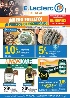 Catálogo E.Leclerc | Precios válidos del 27 de octubre al 1 de noviembre de 2025  | 2025-10-30T00:00:00.000Z - 2025-11-01T00:00:00.000Z