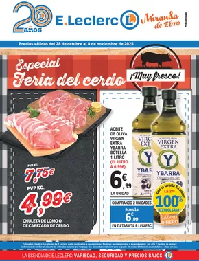 Catálogo E.Leclerc | FERIA DEL CERDO | 2025-10-30T00:00:00.000Z - 2025-11-08T00:00:00.000Z