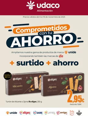 Comprometidos con tu ahorro Udaco