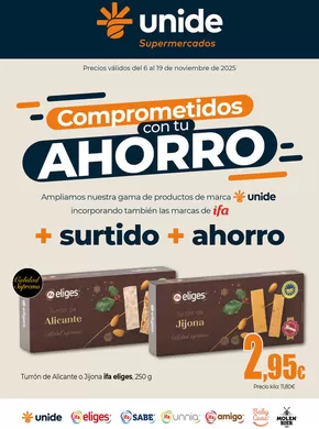 Catálogo Unide Supermercados | Comprometidos con tu ahorro Supermercados UNIDE | 2025-11-06T00:00:00.000Z - 2025-11-19T00:00:00.000Z