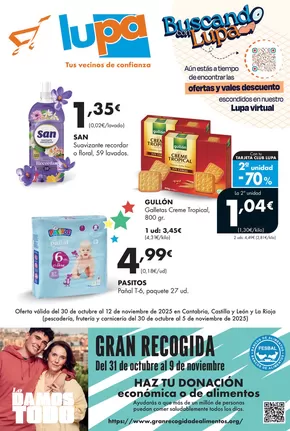 Catálogo Supermercados Lupa en Hellín | Tus vecinos de confianza | 2025-10-30T00:00:00.000Z - 2025-11-12T00:00:00.000Z