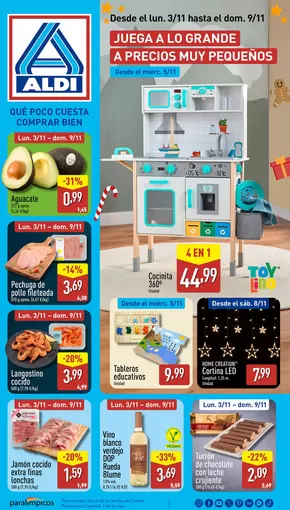 Catálogo ALDI en Madrid | Qué poco cuesta comprar bien | 2025-11-03T00:00:00.000Z - 2025-11-09T00:00:00.000Z