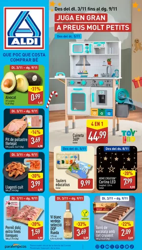 Catálogo ALDI en Prat de Llobregat | Qué poco cuesta comprar bien | 2025-11-03T00:00:00.000Z - 2025-11-09T00:00:00.000Z
