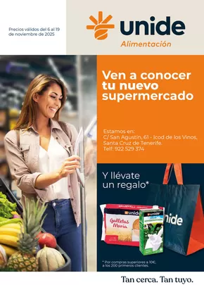 Catálogo UNIDE Alimentación en Tegueste | Ven a conocer tu nuevo supermercado | 2025-11-06T00:00:00.000Z - 2025-11-19T00:00:00.000Z