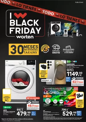 Catálogo Worten en Almassora | Del 28 De Octubre Al 03 De Noviembre | 2025-10-29T00:00:00.000Z - 2025-11-03T00:00:00.000Z