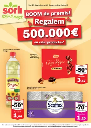 Catálogo Sorli | BOOM de premis! | 2025-10-29T00:00:00.000Z - 2025-11-18T00:00:00.000Z