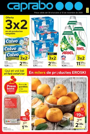 Catálogo Caprabo en Hellín | Oferta 3x2 | 2025-10-30T00:00:00.000Z - 2025-11-12T00:00:00.000Z