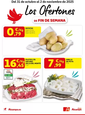Catálogo Alcampo | Los Ofertones De Fin De Semana | 2025-10-31T00:00:00.000Z - 2025-11-02T00:00:00.000Z