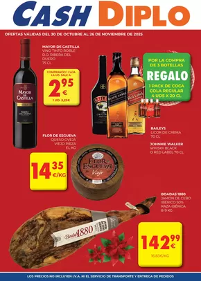 Ofertas válidas del 30 de octubre al 26 de noviembre de 2025