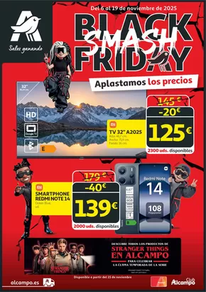 Catálogo Alcampo | Black Friday Smash | 2025-11-06T00:00:00.000Z - 2025-11-19T00:00:00.000Z