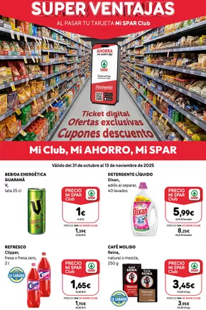 Catálogo SPAR Gran Canaria en Badajoz | Válido del 31 de octubre al 13 de noviembre de 2025 | 2025-10-31T00:00:00.000Z - 2025-11-13T00:00:00.000Z