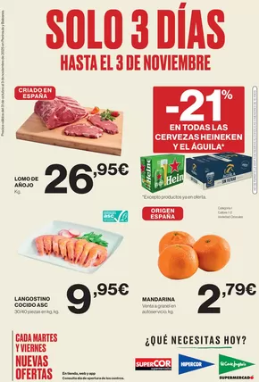 Catálogo Hipercor en Golmayo | ¡Solo 3 días! | 2025-10-31T00:00:00.000Z - 2025-11-03T00:00:00.000Z