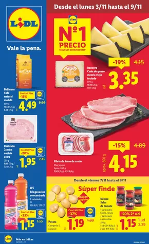 № 1 PRECIO - Ofertas válidas del 03/11 al 09/11